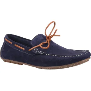Hush Puppies Men's Reuben Boat Shoe in Navy