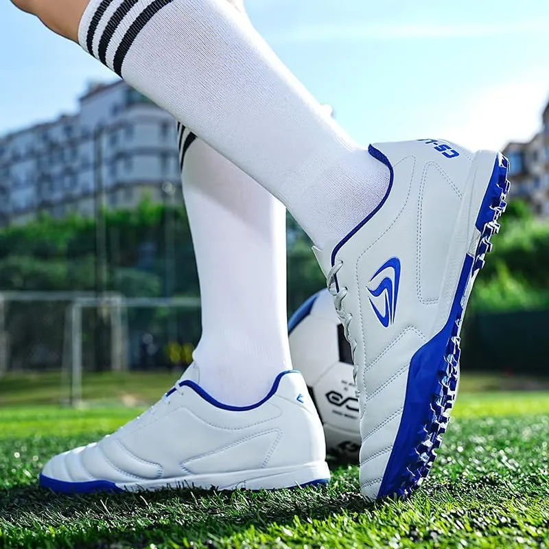 Indoor Turf Soccer Shoes Cleats Mens Soccer Shoes for Boys Football Shoes Kid Futsal Shoes Youth Tennis