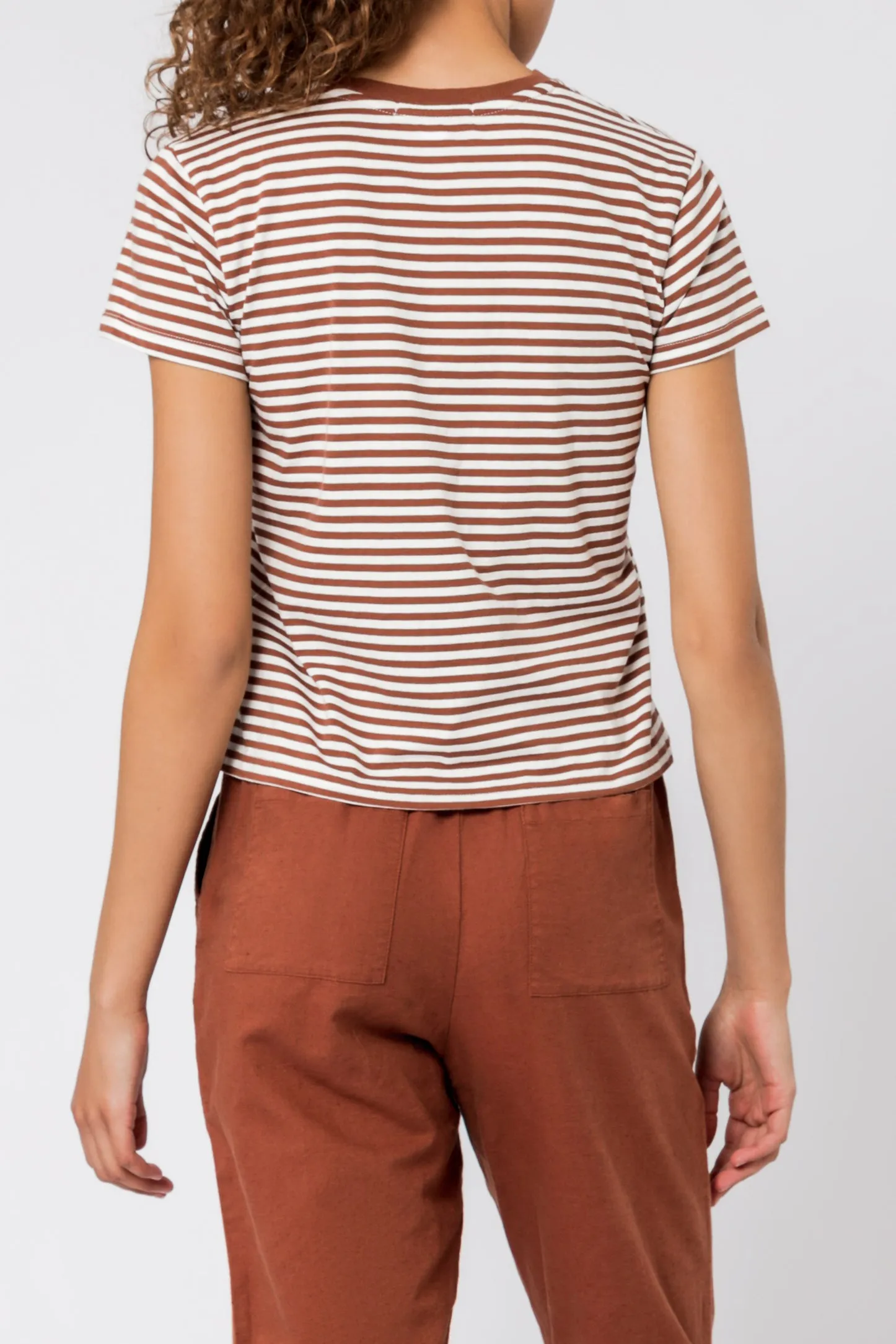 INDY STRIPE RINGER TEE
