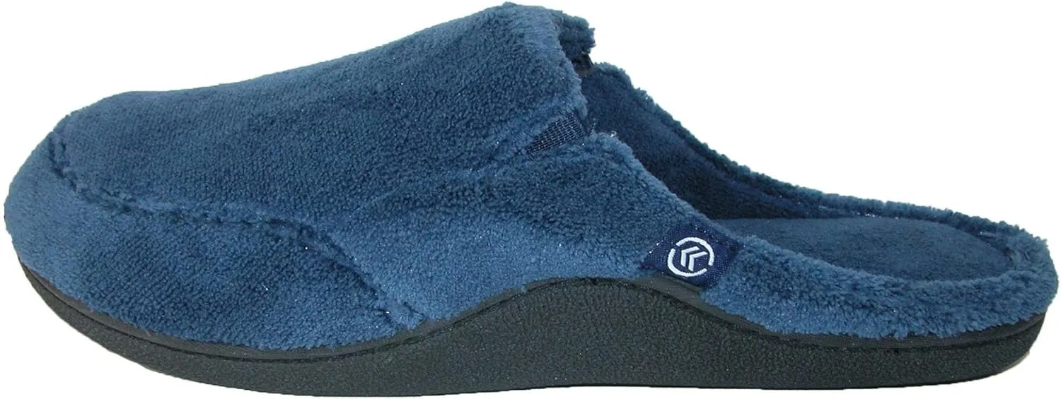 isotoner Mens Microterry Clog Slippers