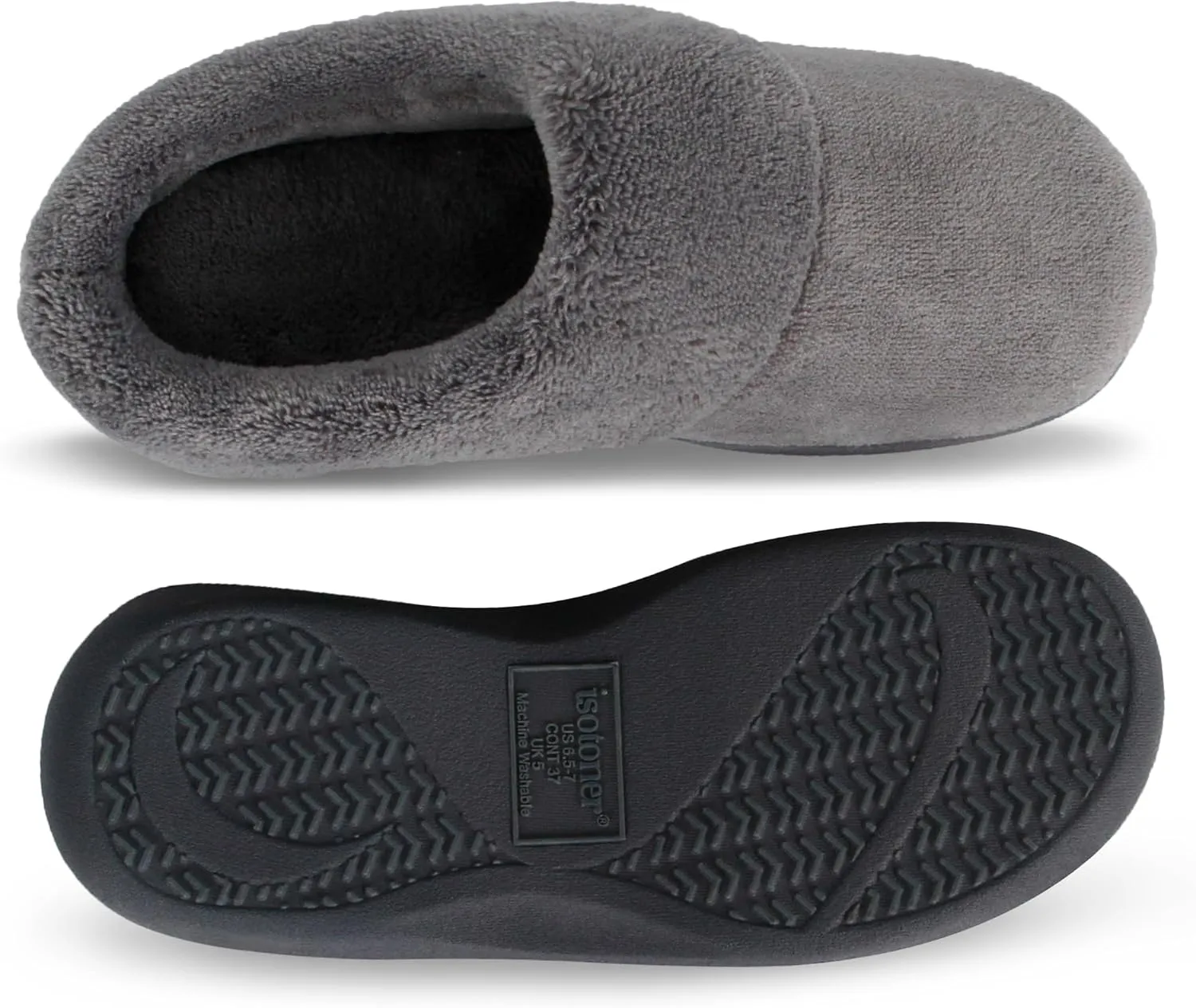 Isotoner Women's Classic Hoodback with Memory Foam Slipper