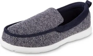 isotoner Zenz Men's Sport Knit Moccasin, Slip-on Shoe