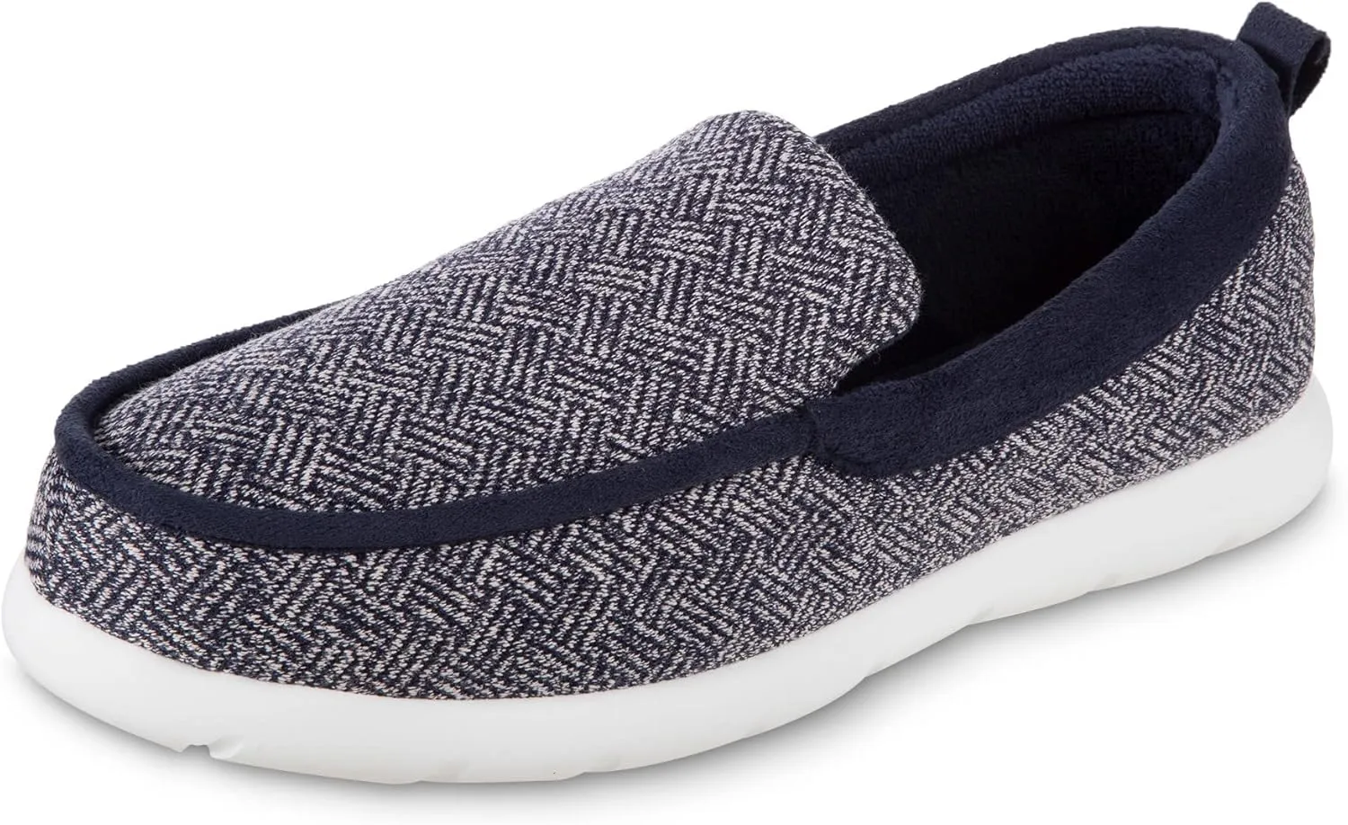 isotoner Zenz Men's Sport Knit Moccasin, Slip-on Shoe