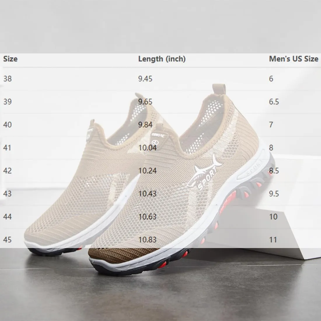 Jar-V Cooling Comfort Sneakers, Breathable Quick-Dry Mesh Walking Shoes, Non-Slip Cushioned Sole, for Long Standing & Walking