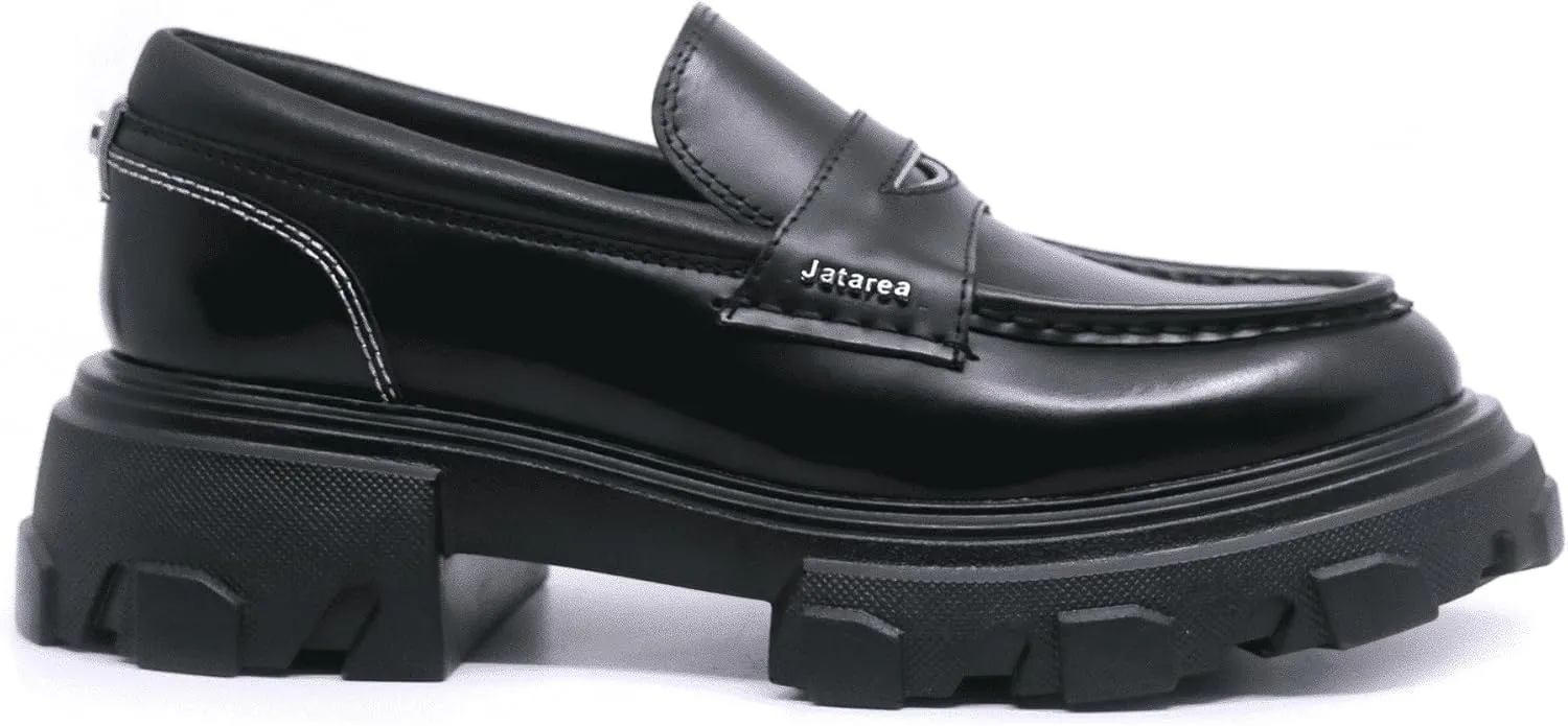 JATAREA Women's Fashion Sneakers – Genuine Leather Casual Shoes, Comfortable Cushioned Insole, TPR Rubber - Ethylene Vinyl Sole, Stylish Lifestyle, Lightweight & Durable Travel Sneakers
