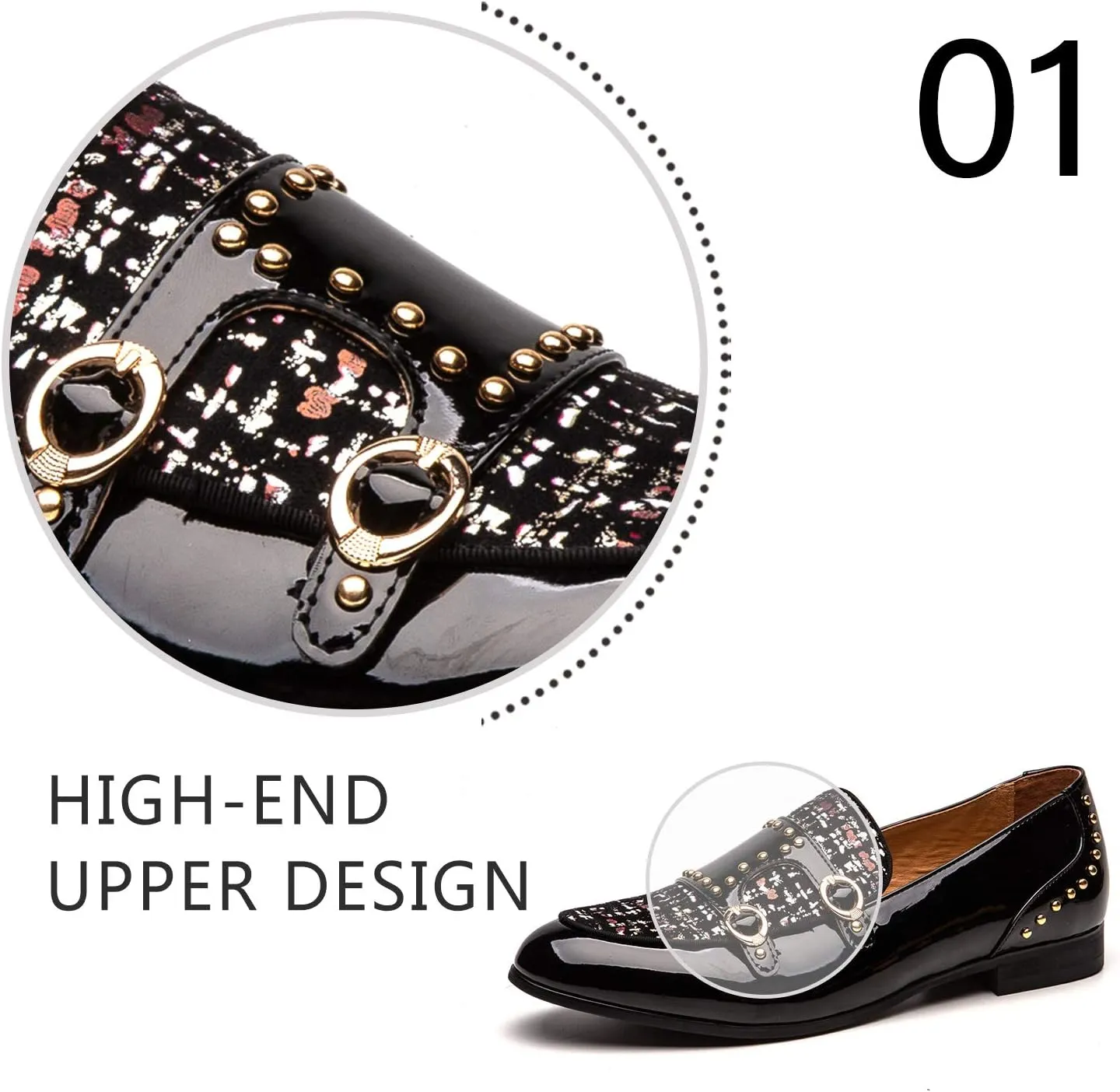 JITAI Luxury Men Shoes Black Loafers Leather Men 's Casual Shoes Brand Comfortable