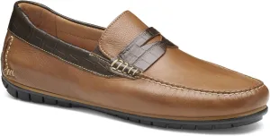 Johnston & Murphy Cort 2.0 Penny Loafers, Casual Dress Loafers for Men, Slip-On Moccasins