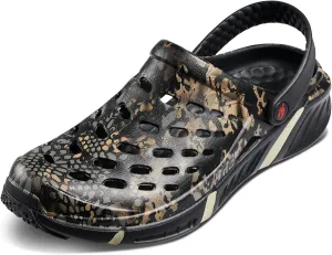 Joybees Men's Trekking Clog - Rubber Garden Clogs for Men, Outdoor Sport Sandals, Foam Water & Sand Shoes with Arch Support for Work, Waterproof