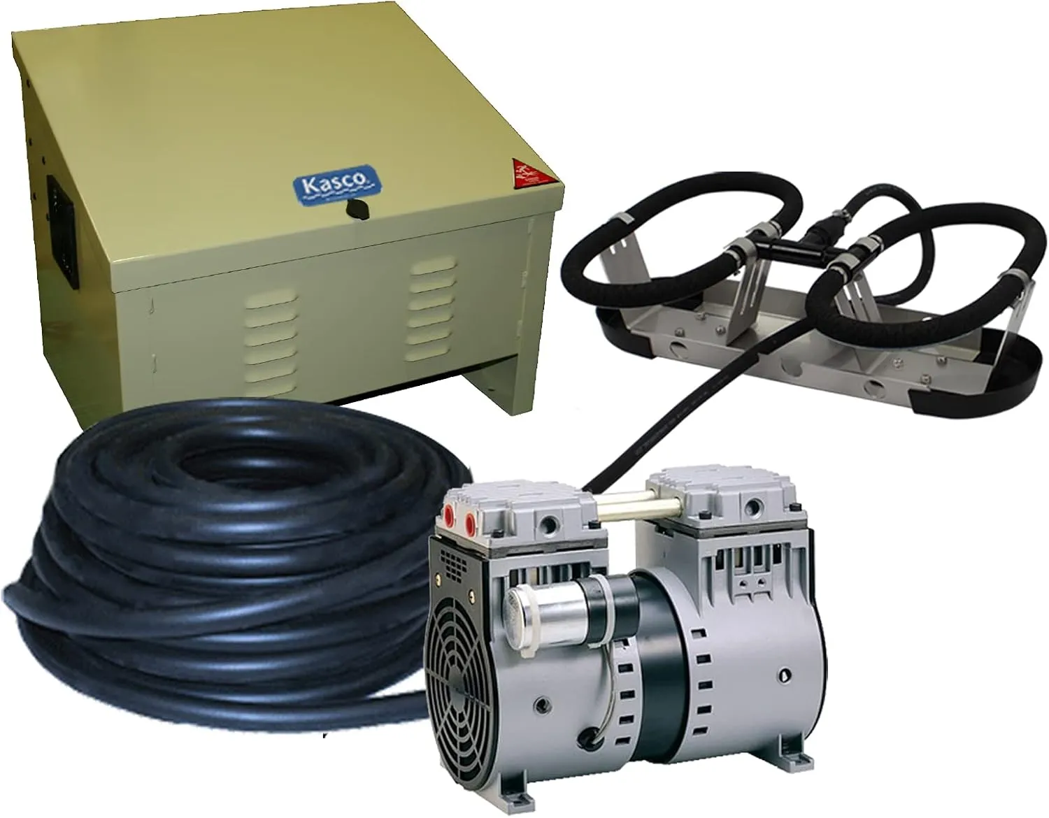 Kasco Robust-Aire Diffused Aeration System – Base Mount – 1 Diffuser, 1/4HP, 240V Pond Aeration - RAH1