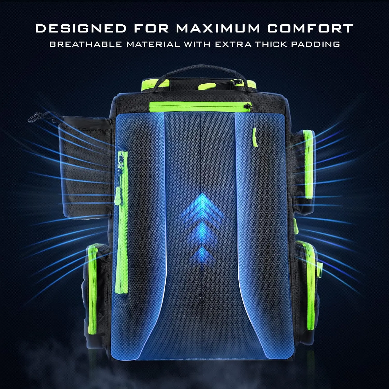 KastKing Bait Boss Fishing Tackle Backpack with Rod Holders-4 Tackle Boxes-Rain Cover,43L Large Storage for Fishing Gear