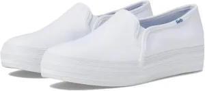 Keds Triple Decker Canvas Shoes for Women - Durable Canvas Upper - Breathable Lining - Cushioned Insole