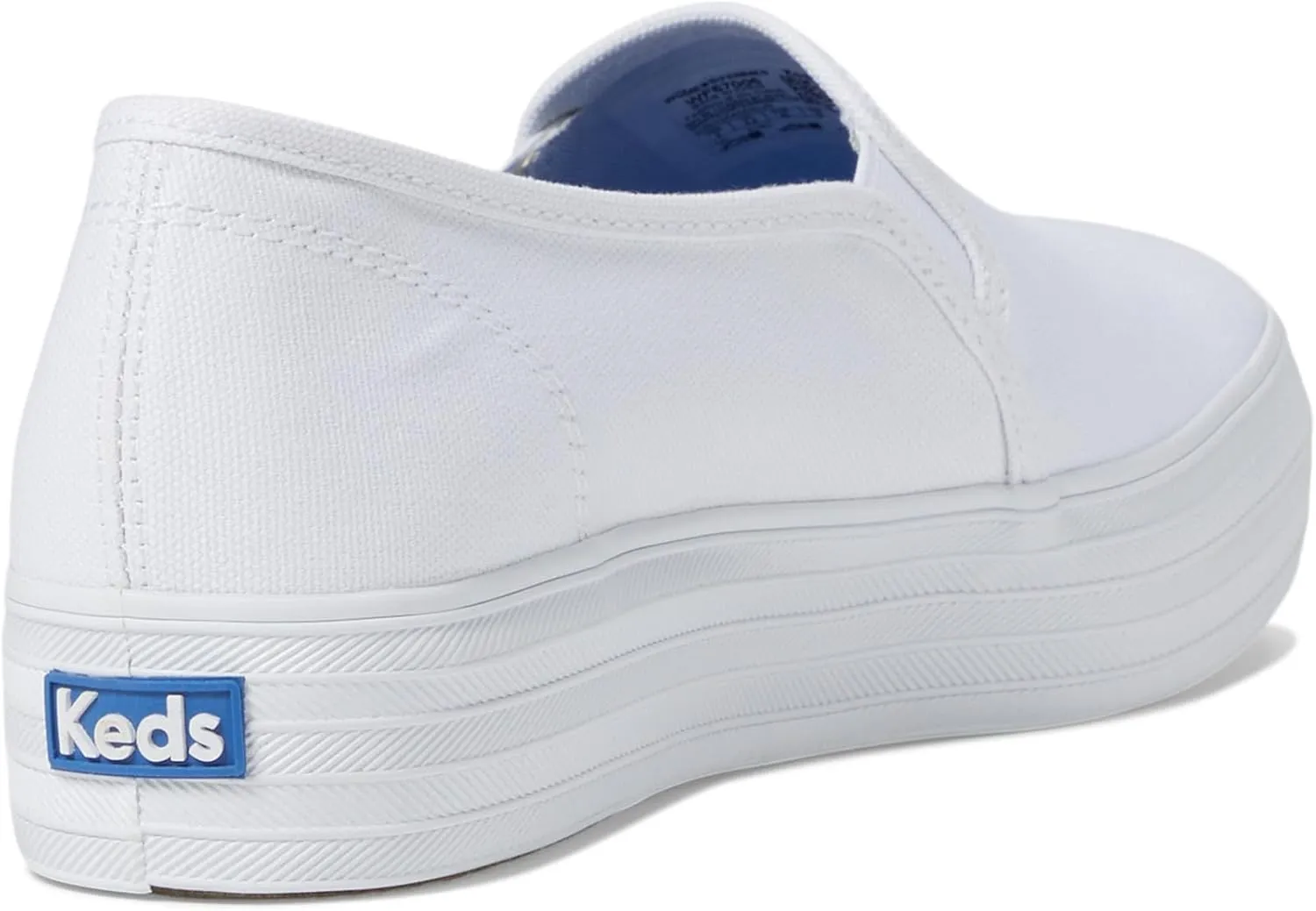 Keds Triple Decker Canvas Shoes for Women - Durable Canvas Upper - Breathable Lining - Cushioned Insole