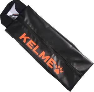 KELME Shoe Bag - Shoe Tote With Zipper Smell Proof - Shoes Pouch for Men and Women Perfect for Golf Soccer Gym Travel (Black/Orange)