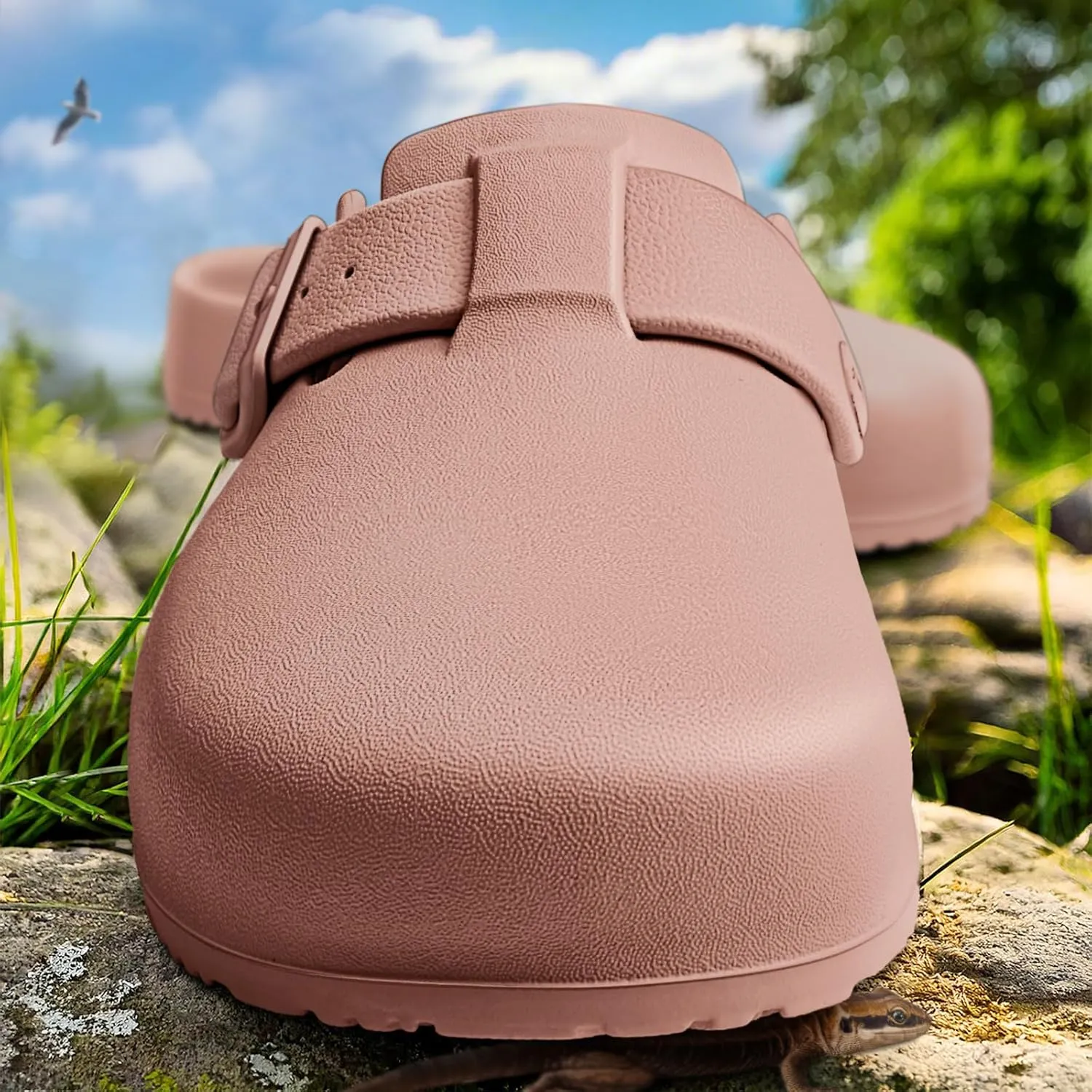 KEMISANT Women Clogs,Comfortable Mules Sandals Slippers Nurse Garden Shoes Unisex for Men Cushioned Support