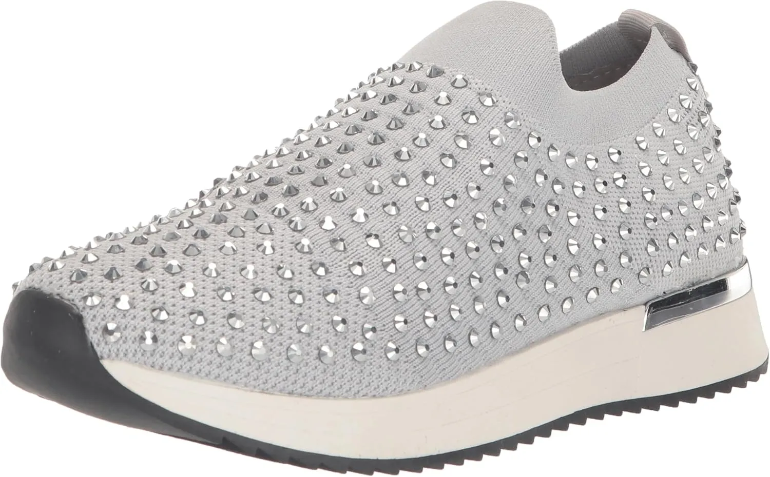 Kenneth Cole REACTION Women's Cameron Jewel Jogger Sneaker, Grey, 6 Wide