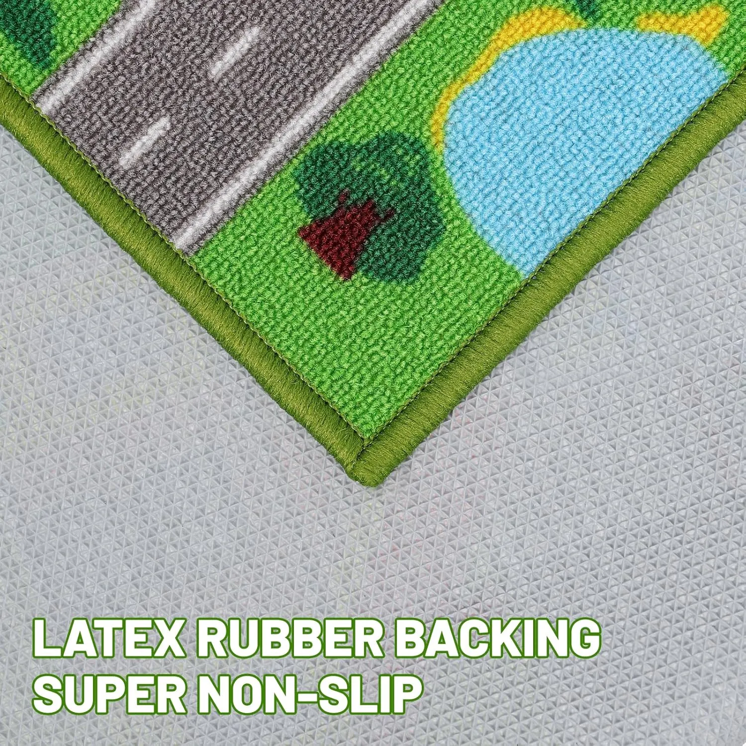 Kids Carpet Playmat Rug 78.7inx59in, Car Rug for Kids Cars, Non-Slip Town City Road Map Kids Rug for Playroom Bedroom Boys, Kids Car Mat Road Rug, Track Rug Car Play Rug for Kids (78.7X59 INCH)