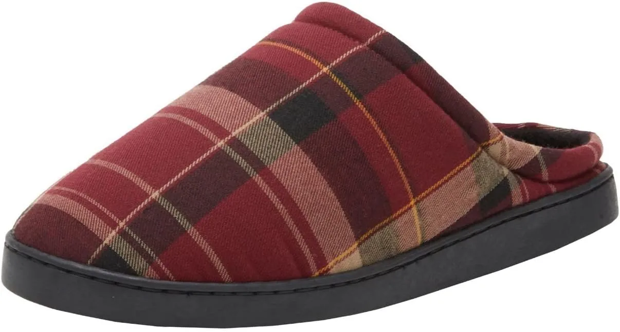 KingSize Men's Wide Width Fleece Clog Slippers