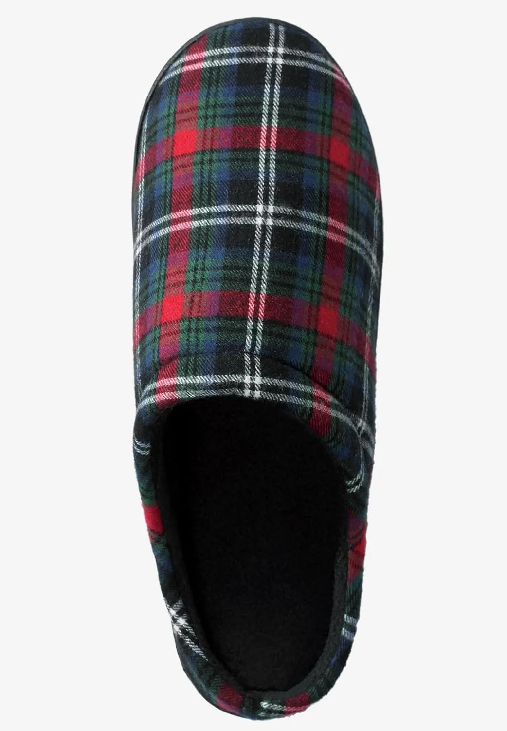 KingSize Men's Wide Width Fleece Clog Slippers