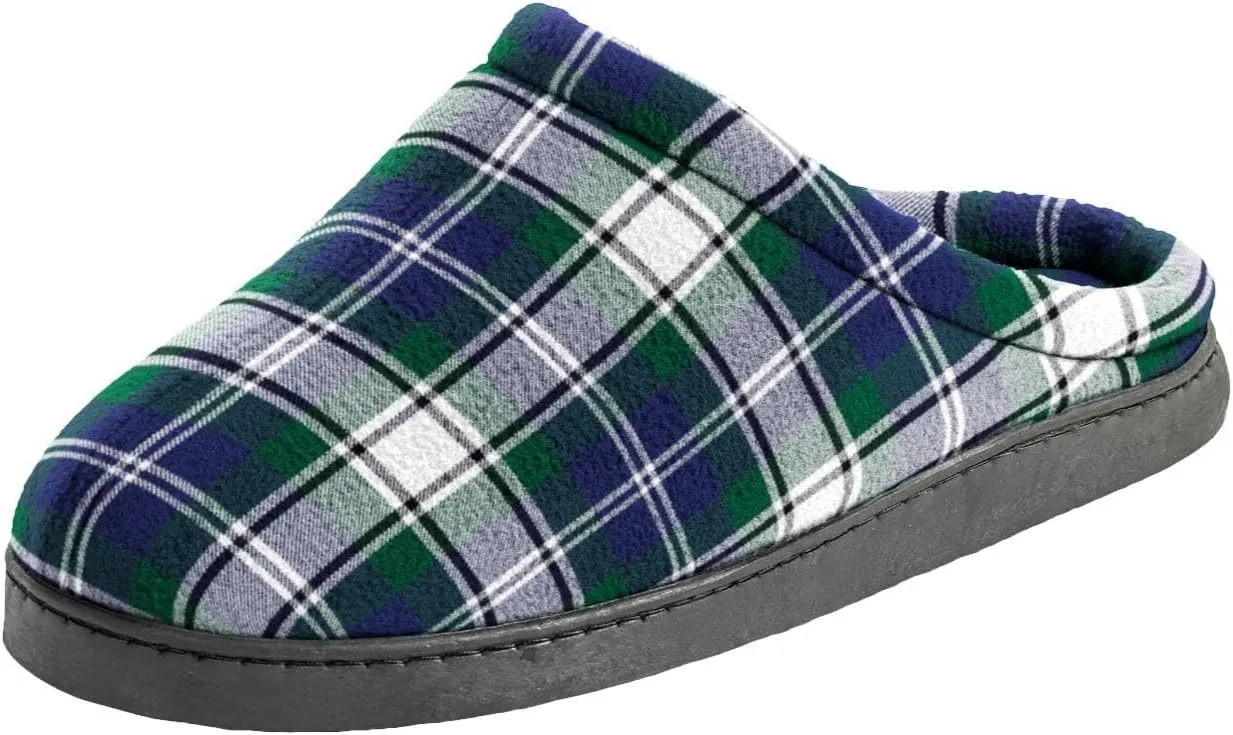 KingSize Men's Wide Width Fleece Clog Slippers