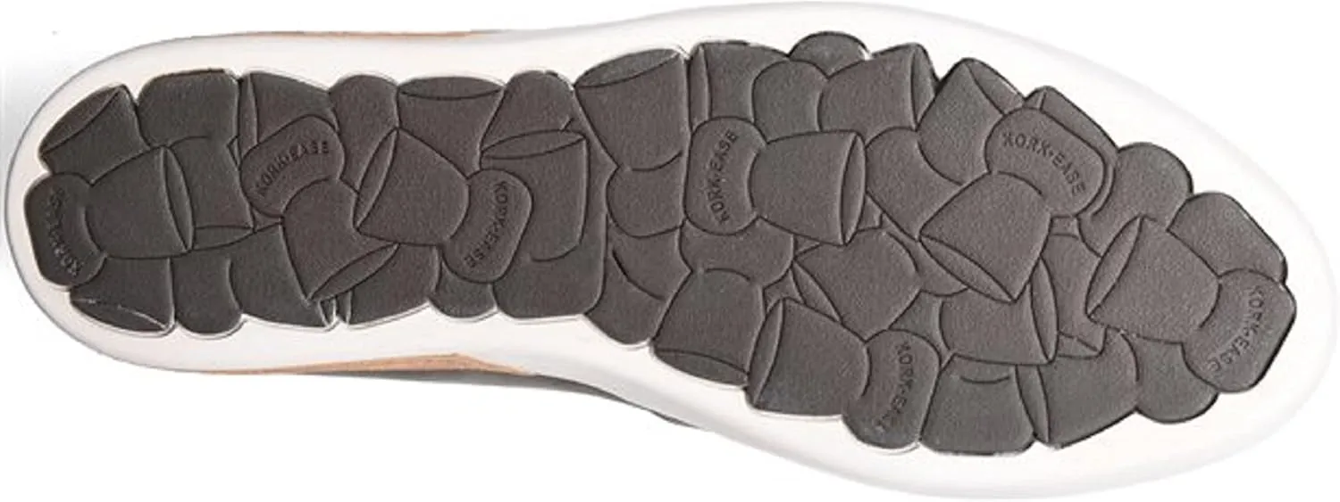 KORK-EASE Peyton Women's Slip-On - Hand-Finished Leather with Inset Stacked Heel Detail for a Unique Look
