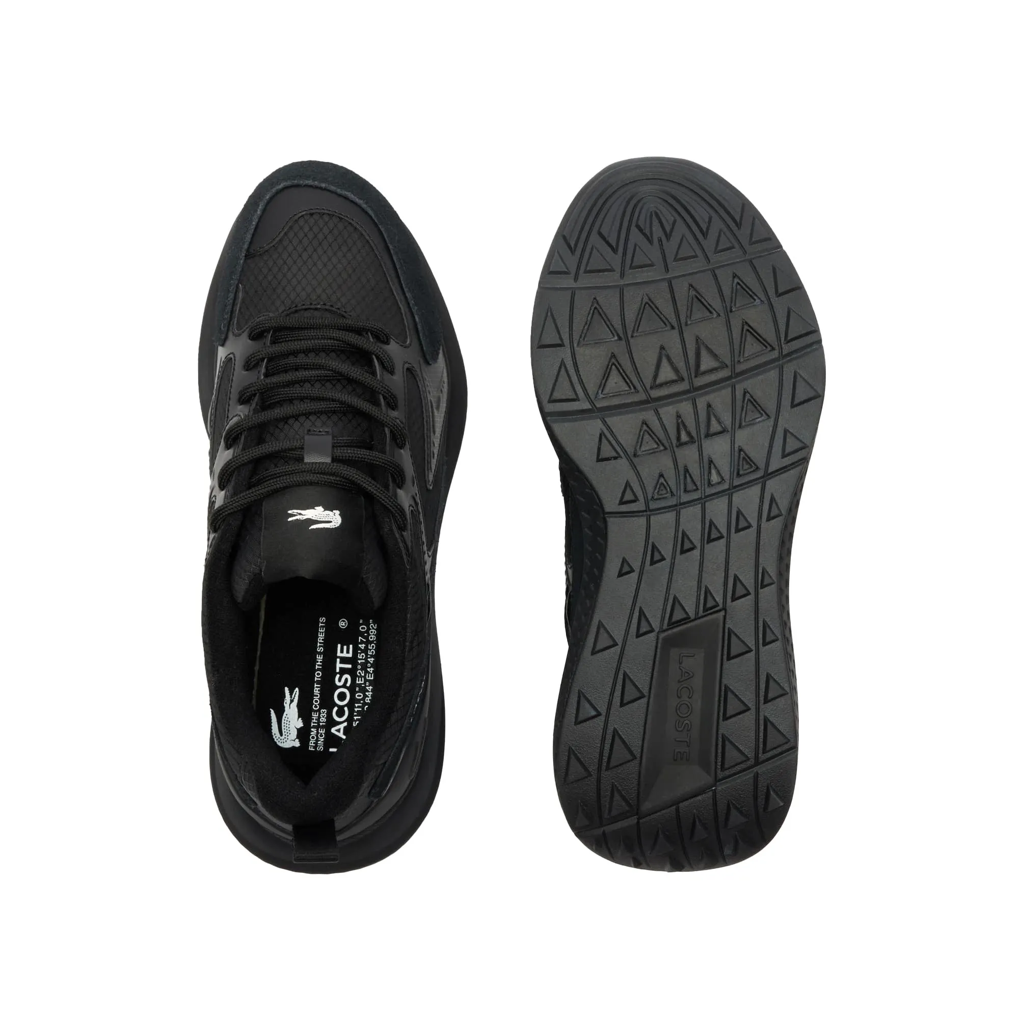 'L003 Evo' men's lace-up sneaker - Black