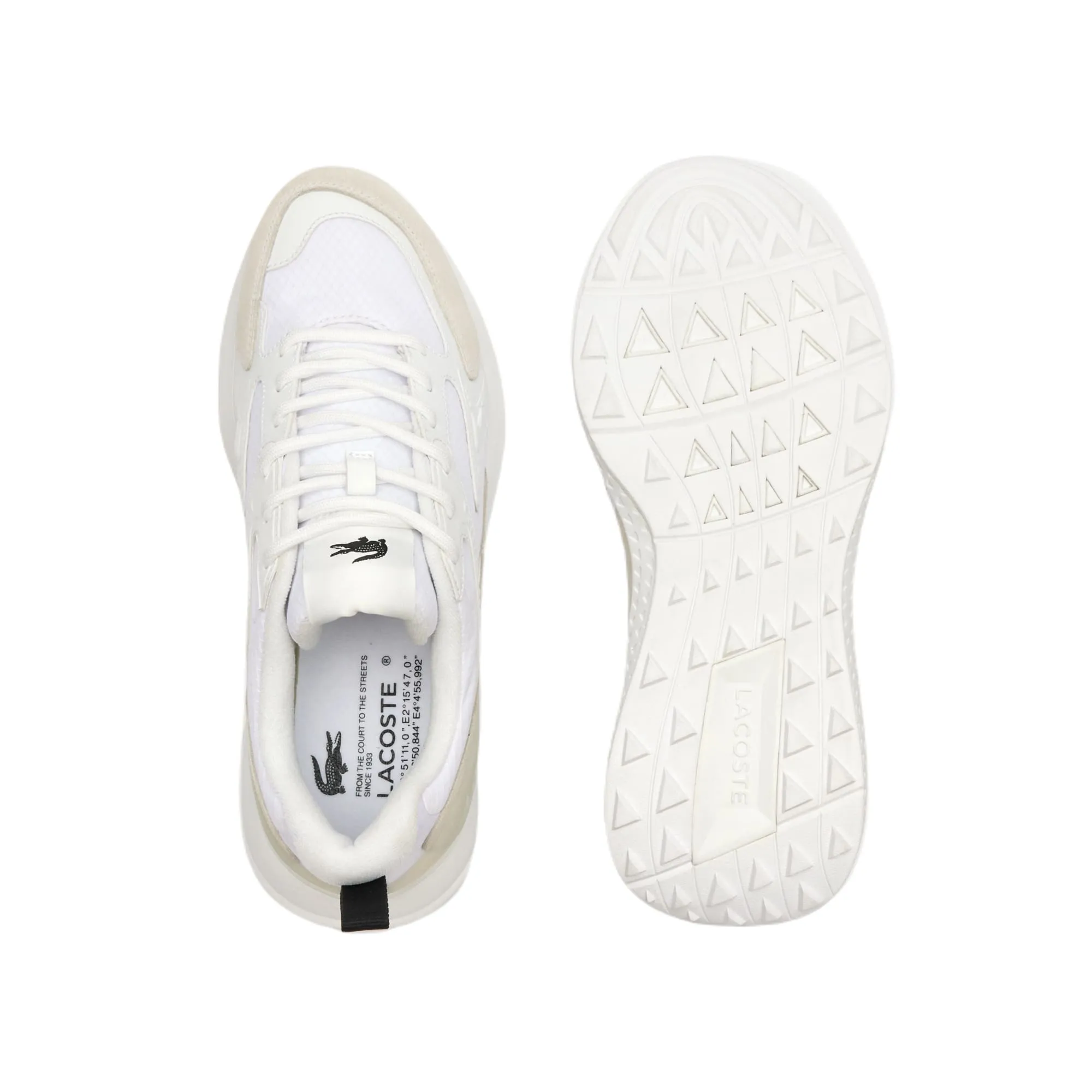 'L003 Evo' men's lace-up sneaker - White