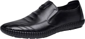 Leather Shoes for Men Comfort Soft Fashion Dress Sneakers Loafers Mens Oxfords Walking Dress Sneakers Shoe