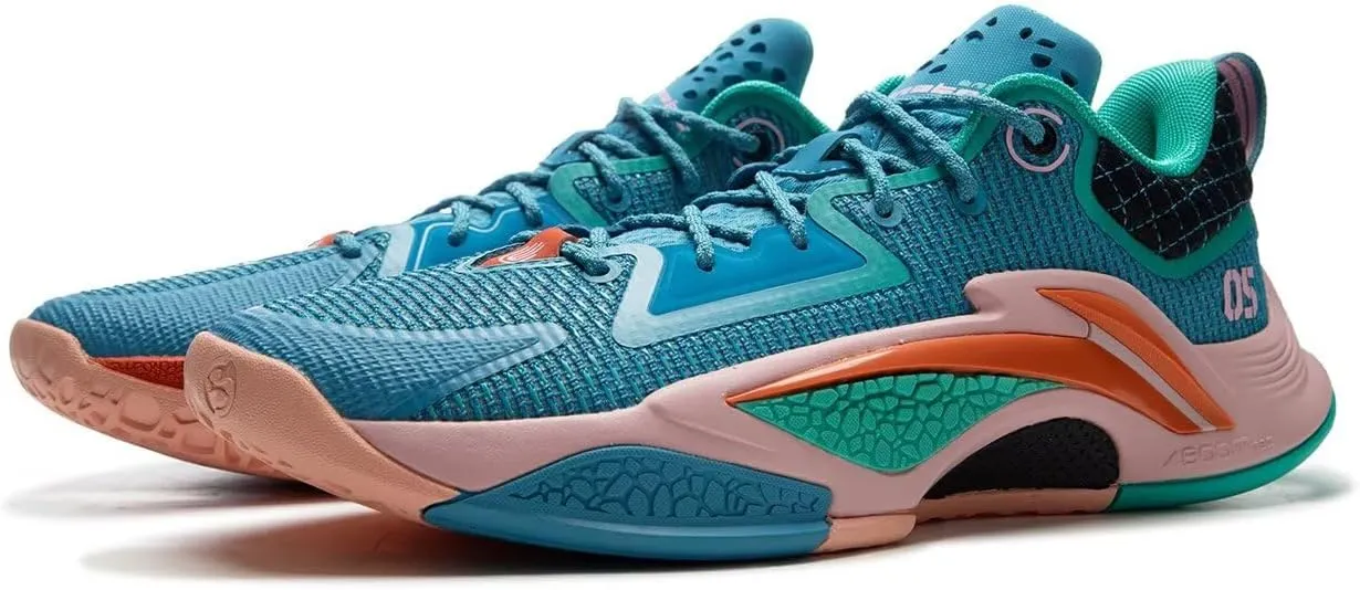 LI-NING BAD5 Dominator I Men Basketball Shoes Lightweight High Rebound Basketball Outdoor Sneaker ABFV003