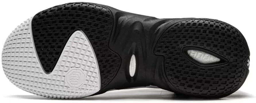 LI-NING BADFIVE Men's Reflective Lightweight High Rebound Mid Top Basketball Outdoor Shoes ABFU031