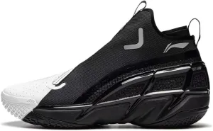 LI-NING BADFIVE Men's Reflective Lightweight High Rebound Mid Top Basketball Outdoor Shoes ABFU031