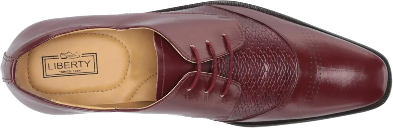 LIBERTYZENO Mens Penny Genuine Leather Adults Loafers Slip On Shoes for Easter Gift