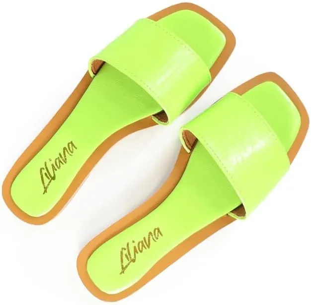 Liliana Footwear Women's Slip-on Sandals, MINDEE-2