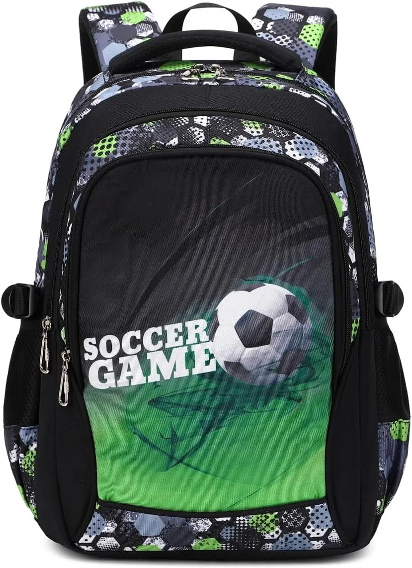 Lmwzh Backpack For Boys Elementary School Bags Kids Bookbag Waterproof Lightweight Durable Green （2023 Model）