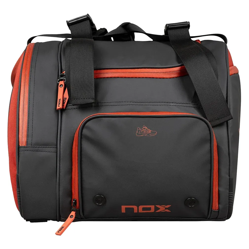 Luxury Open Series Padel Bag Black and Red