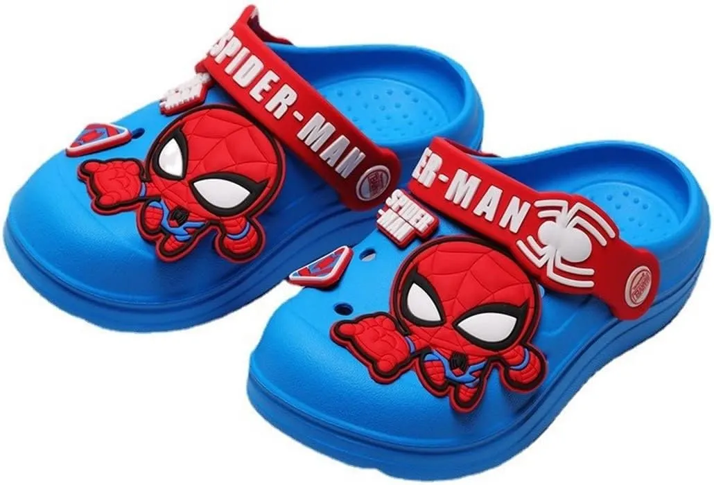 Marvel Spider-Man Avengers Clogs Slip on Water Shoes Casual Summer for Boys Kids Children