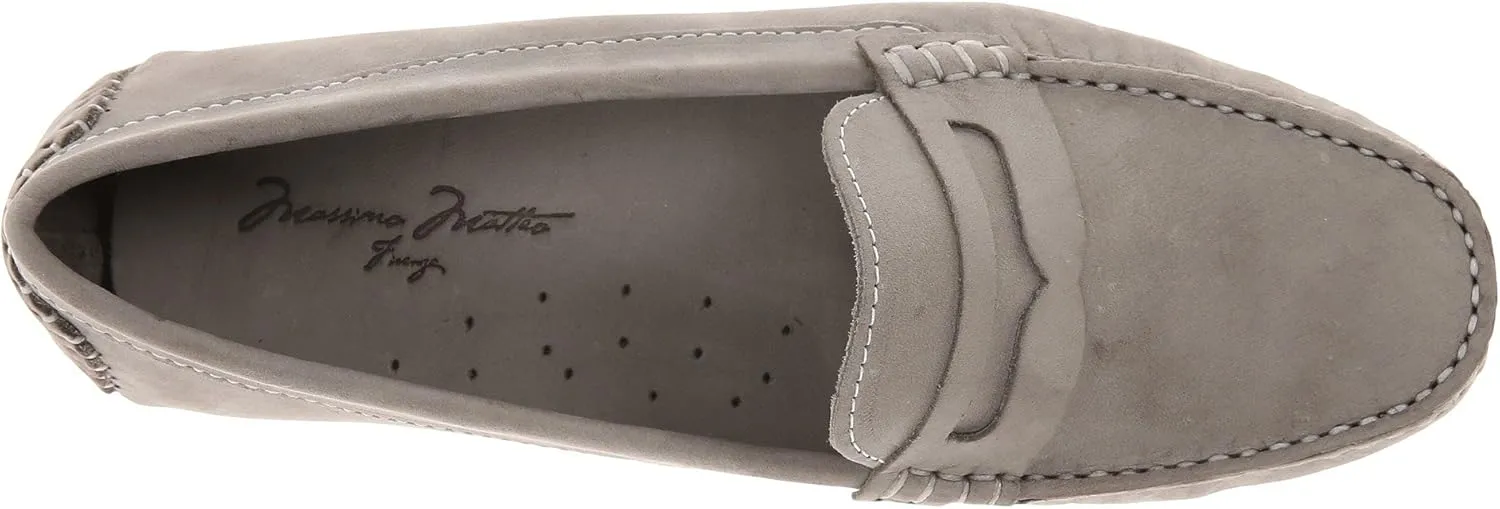 Massimo Matteo Penny Keeper - Loafers for Women - Rich Nubuck - Leather Upper - Cushioned Leather Footbed