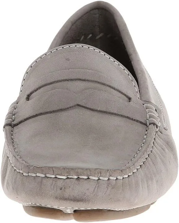 Massimo Matteo Penny Keeper - Loafers for Women - Rich Nubuck - Leather Upper - Cushioned Leather Footbed