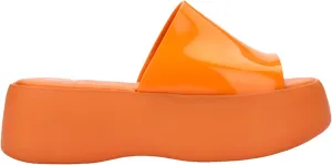 Melissa Becky Platform Slides for Women - Cushioned and Comfortable Chunky Platform Slip-On Sandals with Jelly Upper and Open Toe Design, Vegan