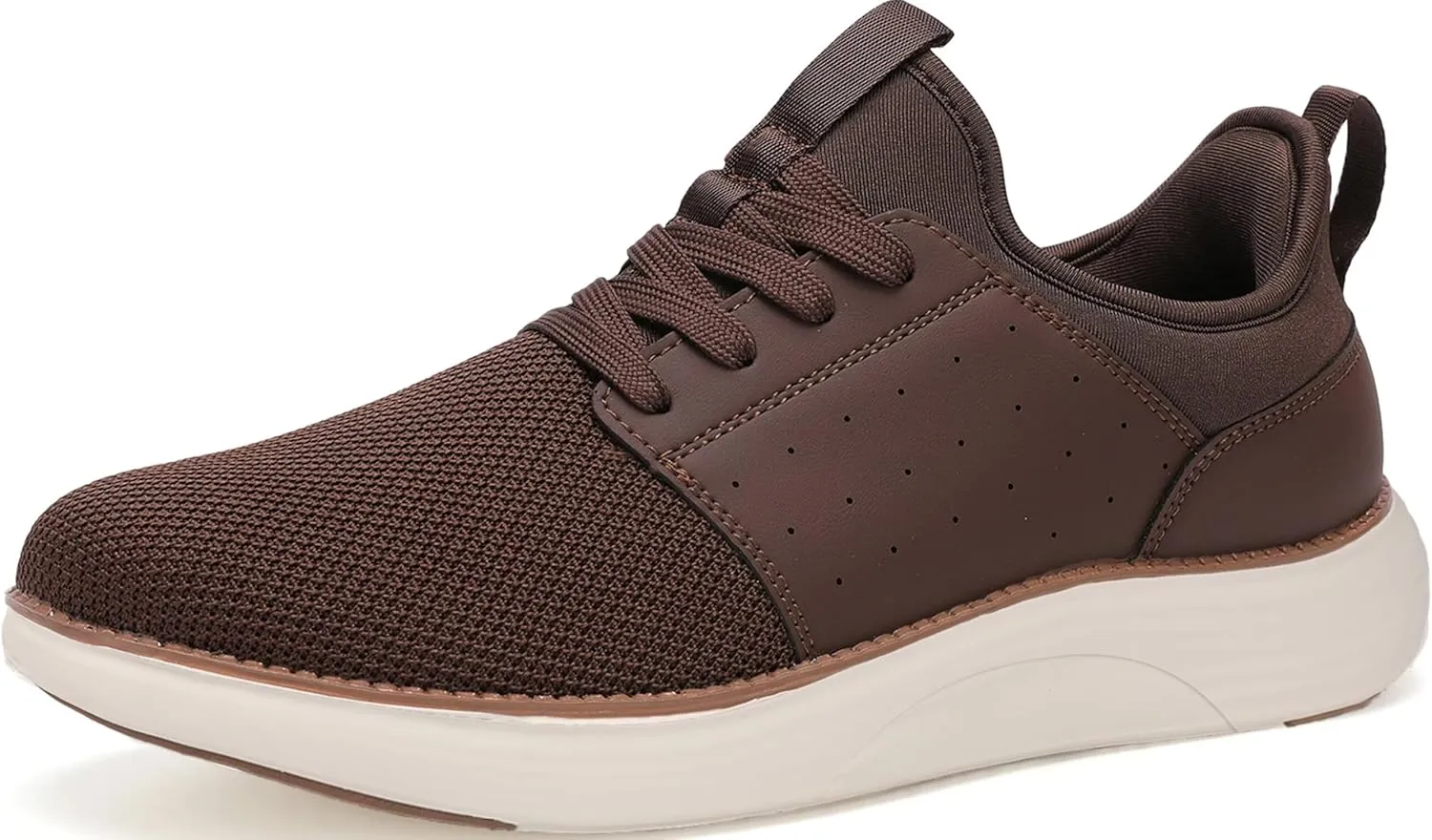 Men Casual Dress Shoes Hands Free Slip On Laceless Fashion Sneakers Lightweight Breathable Walking Shoes Gym Tennis Athletic