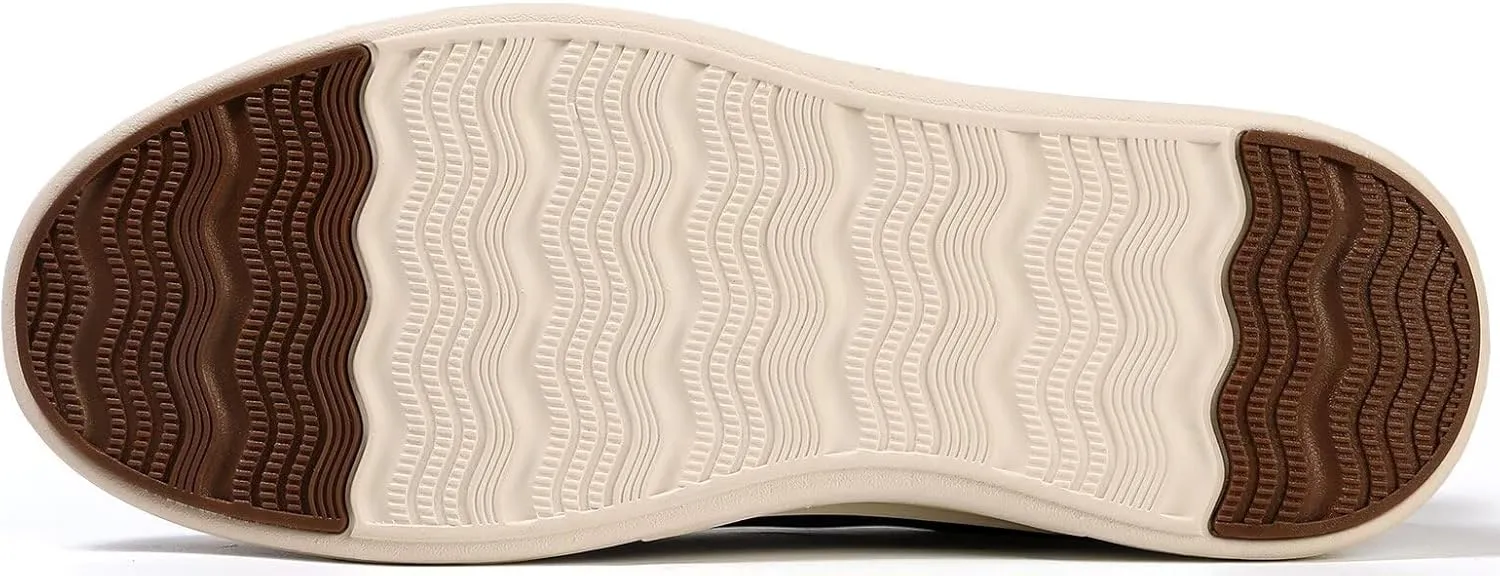 Men Casual Dress Shoes Hands Free Slip On Laceless Fashion Sneakers Lightweight Breathable Walking Shoes Gym Tennis Athletic