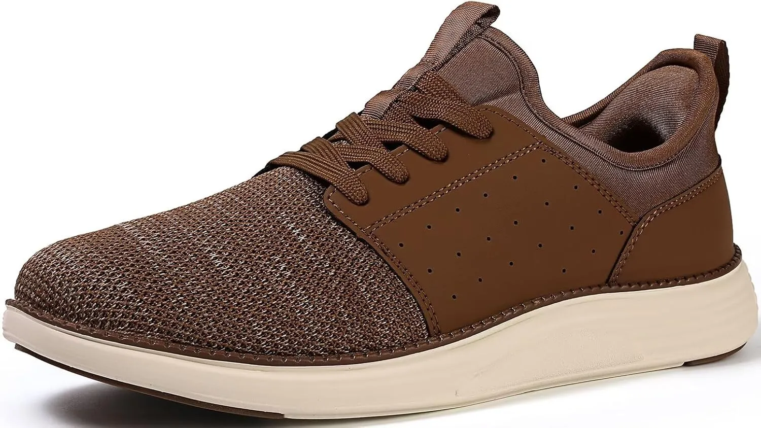 Men Casual Dress Shoes Hands Free Slip On Laceless Fashion Sneakers Lightweight Breathable Walking Shoes Gym Tennis Athletic