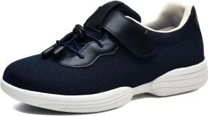 Men Diabetic Arthritis Edema House Shoes Adjustable Orthopedic Slippers Thumb Valgus Sneakers Plantar Fasciitis Shoes For Elderly Swollen Feet Relief Slip On Walking Sneakers (Color : 4, Size : 39)