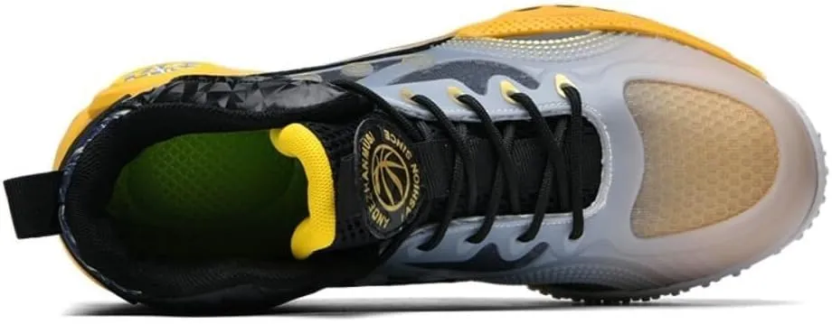 Men's Basketball Shoes Anti Slip Breathable Outdoor Fashion Graffiti Sports Boots