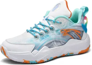 Men's Basketball Shoes with Glow - in - The - Dark Mesh Upper Suitable for Running and Both Outdoor Sports Indoor Games as Well as Casual Daily wear