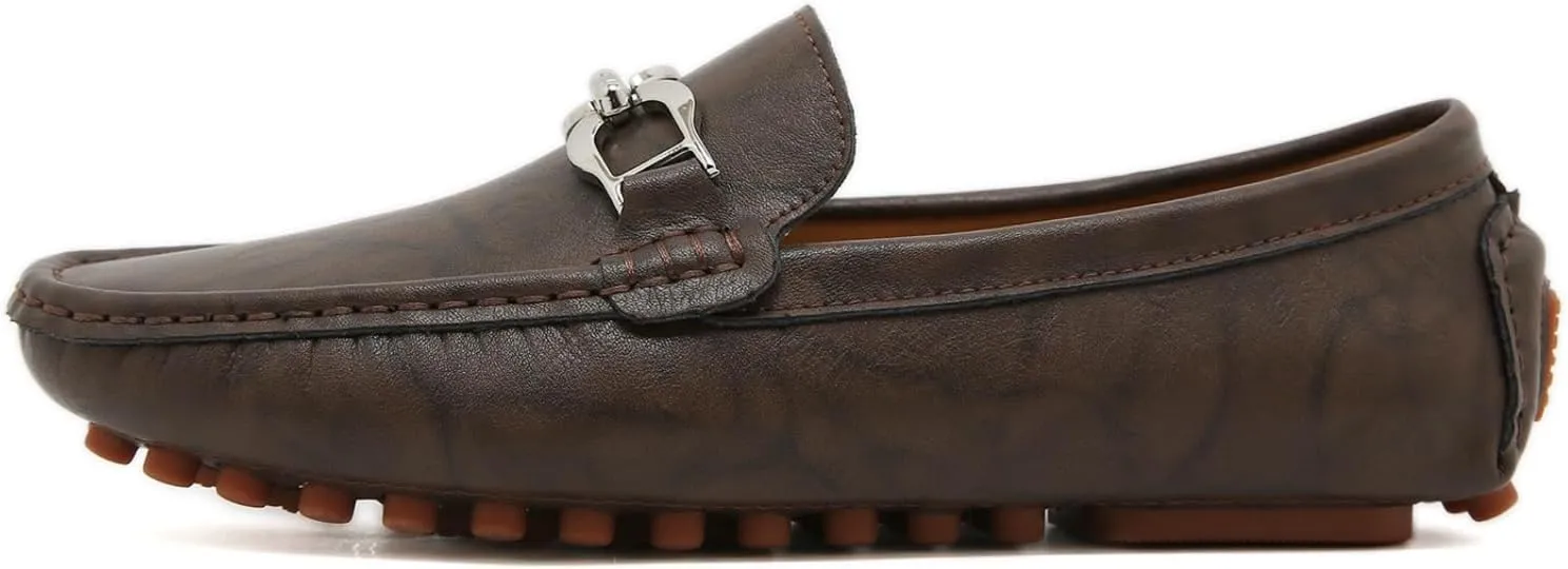 Men's Classic Penny Slip - On Loafer, Made of Cowhide Leather, with Soft Sole. Loafer for Men, Comfortable Men's Business Casual, Driving and Boat Shoes