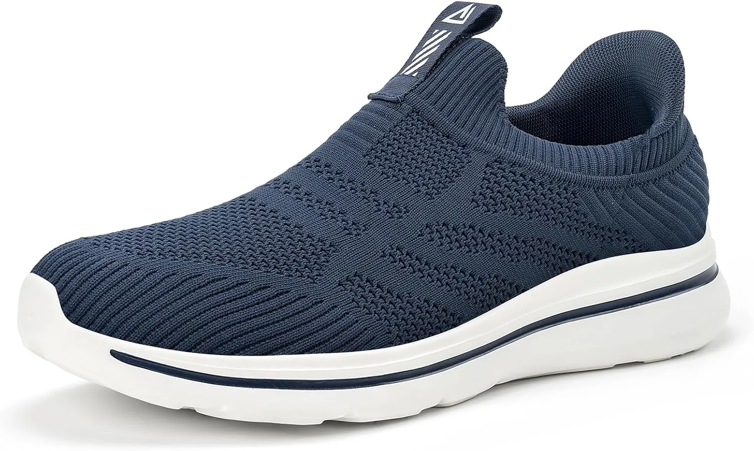 Men's Hands-Free Slip On Sneakers | Laceless Walking Shoes for Gym/Travel/Office