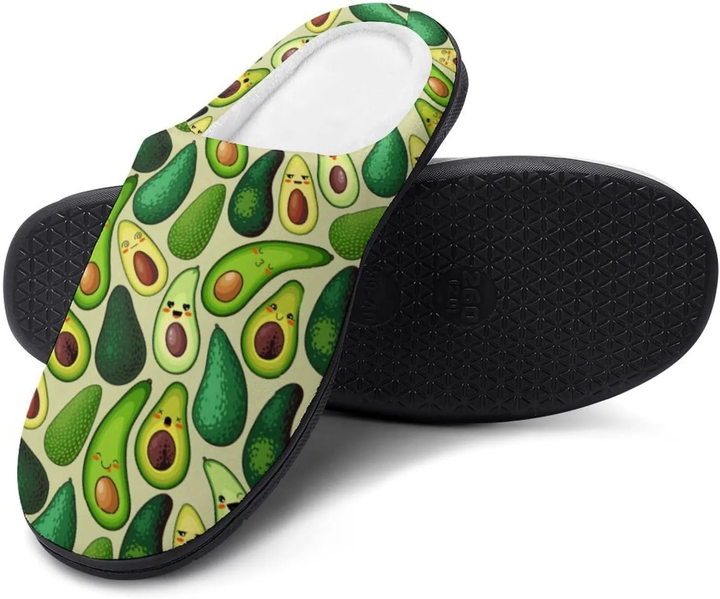 Mens House Slippers Womens Halloween Cotton Slippers Soft Memory Foam Clog Slippers Non-Slip Warm Indoor Outdoor Shoes
