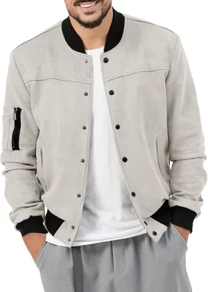 Men's Jacket Lightweight Casual Spring Fall Windbreaker Zip Up Coat with Pocket 100 Cotton Jacket Men Men's Sweater