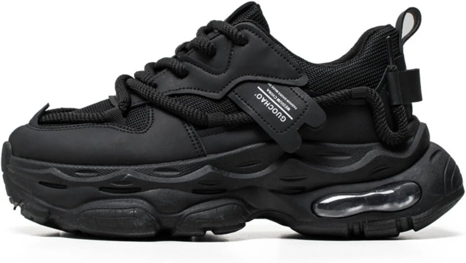 Men's Multi - Function Footwear: Running, Training, Walking & Athletic Shoes. Air - Cushioned, Mesh - Leather Spliced Upper, Shock - Absorbing & Breathable