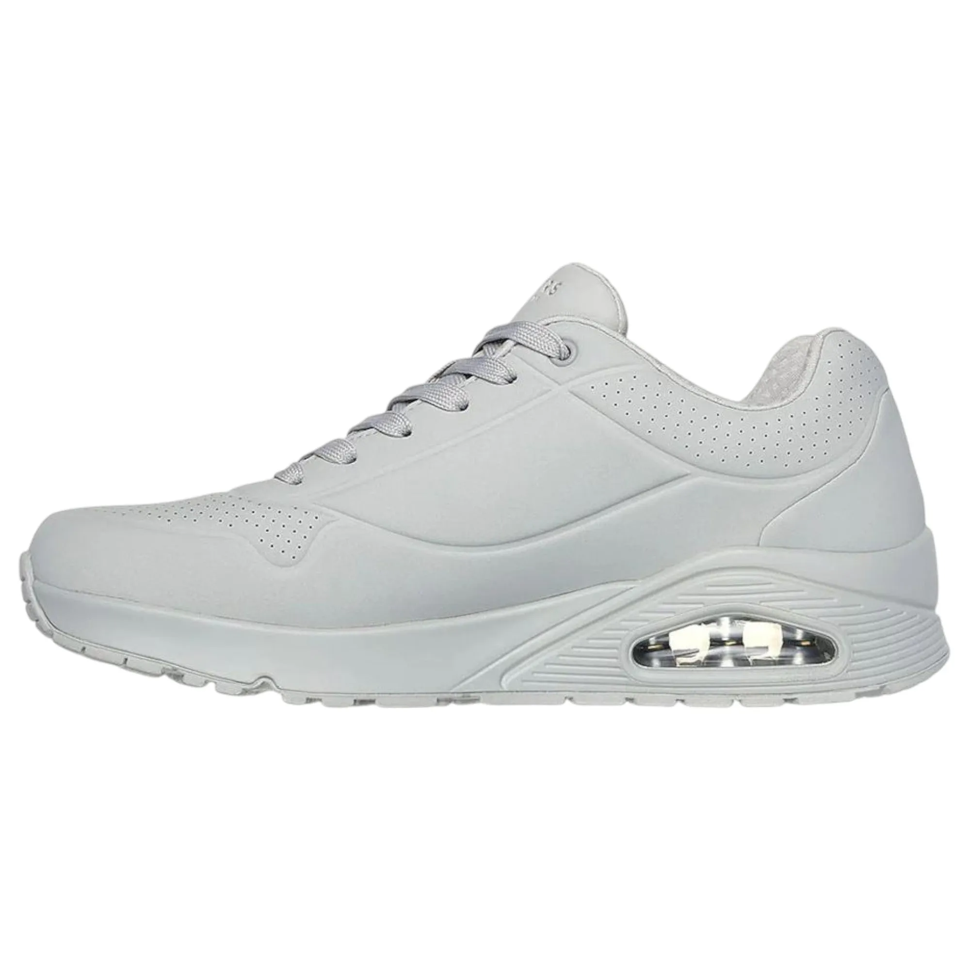 Mens Skechers Uno - Stand On Air Shoes Stone